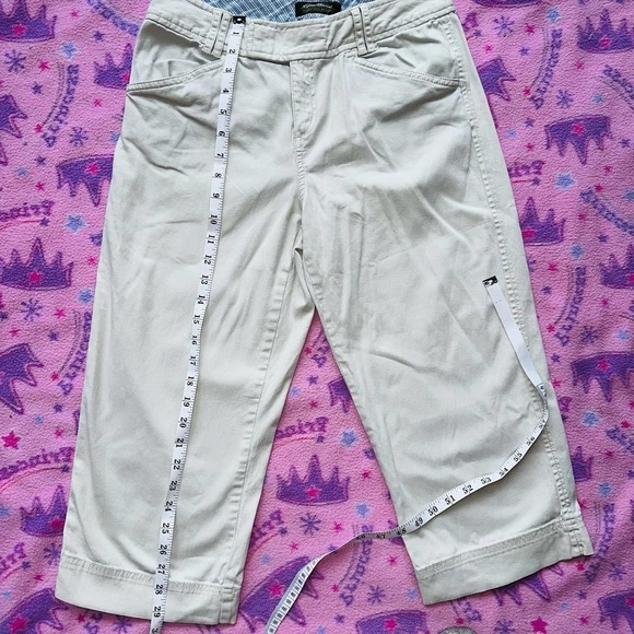 EUC Women’s Size 2 Eddie Bauer Cropped Cotton Pants - Picture 5 of 8